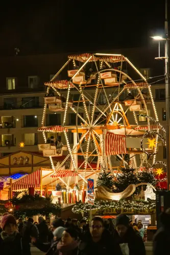 The ferris wheel at Dresden Christmas Market
